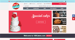 Desktop Screenshot of 100cakes.com